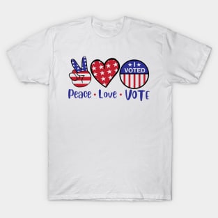 Peace Love Vote T-Shirt